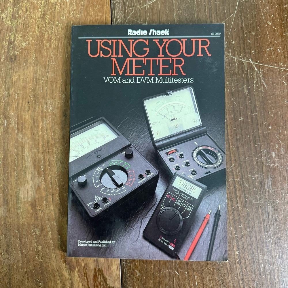 RadioShack‎ 1985 Using Your Meter VOM & DVM Multitesters 62-2039